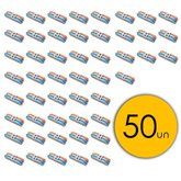 Emenda Eléctrica Conector Tipo Borne 50 Pcs Duplo Pct 2-2