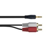 Cabo 2 Rca 1,8m Para 1p2 Stereo Alltech