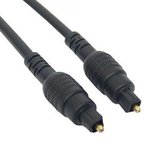 Cabo Fibra Optica Para Audio 4 Mm Toslink Toslink Preto 2m