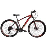 Bicicleta Aro 29 Ksw 21 Vel Shimano Freios Disco e Trava K7