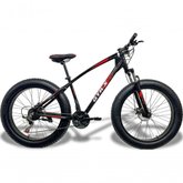 Bicicleta Fat Bike Gtr-x Aro 26 Freios Disco Alumínio Shimano Quadro 19 Preto