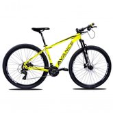 Bicicleta Aro 29 Onix 24v Câmbios Amarelo Neon