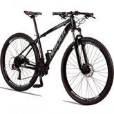 Bicicleta 29 Raider Z3X Pro 27V Câmbio Traseiro Preto+Cinza