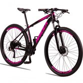 Bicicleta 29 Raider Z3X Pro 27V Câmbio Traseiro Preto+Rosa