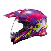 Capacete Texx Cross Carcara Grow Rosa 56 [f016]