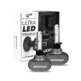 Kit Lâmpadas Ultra LED H1 Titanium 6000k Lumens 50w 12v