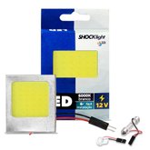 Placa De LED T10 Torpedo COB 48 LED 6000K 12V Com Canbus Shocklight