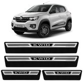 Jogo de Soleira Premium Kwid 2018 a 2022 Escovada 4 Portas