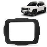 Moldura do Painel 2 Din Jeep Renegade 2015 a 2020 PCD Preto Padrão Japonês e Chinês