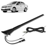 Antena de Teto Traseiro Fox Gol Voyage Haste 20cm Removível Com Extensão