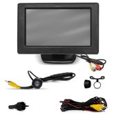 Tela Monitor 4.3 LCD Portátil Automotivo Com Câmera de Ré