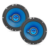 Par Alto Falante 6 Pol 100W RMS Triaxial Linha Class Hurricane