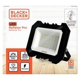 Refletor Led Pro 100-240V 6500K 200W 16000 Lúmens IP65 Black+Decker