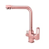 Torneira Gourmet Misturador Monocomando Com Saída Para água Quente-fria E Filtrada Rose De Bancada Belcca Tfmr-01