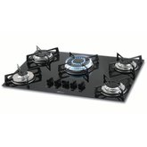 Cooktop Fischer 5 Queimadores Tripla Chama Vidro