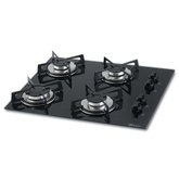 Cooktop 4 Bocas a Gás com Acendimento Superautomático Fischer Preto Bivolt 1519-5713