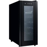 Adega Brastemp Bzc12be Climatizada 12 Garrafas - Preto -220v