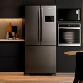 Refrigerador Brastemp Bro85ak Inverse 3Portas 554l Inox 220v