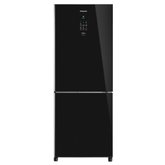 Geladeira Panasonic A+++ Frost Free 425l Black Glass Nr-bb53gv3b 220v