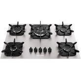 Cooktop Mueller 5 Bocas De Alumínio Tripla Chama Mcg5bk