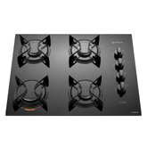 Cooktop Atlas U.top 4B Acendimento Automático Preto Bvolt