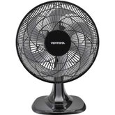 Ventilador Mesa 40cm 6 Pás 220v Turbo 6 Preto Cinza Ventisol