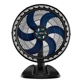 Ventilador De Mesa Arno 50cm Vb50 Xtreme Force Breezer Preto Com Azul 220v