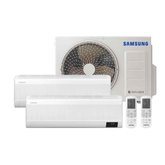 Ar Condicionado Multi Bi Split Samsung Wind Free 18000 BTUs (1x9000+1x12000) Quente/Frio Inverter 220V