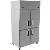Refrigerador Vertical em Inox 430 4 Portas 220V Porta Sólida com Pé Fixo VCFRV4P