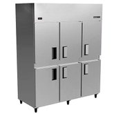 Refrigerador Vertical em Inox 430 6 Portas 220V VCFRV6P