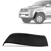 Ponteira Parachoque Hilux 2005 a 2011 Preto Lado Esquerdo DTS