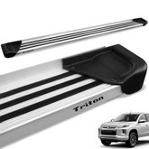 Estribo Lateral L200 Triton Sport 2017 a 2023 Aluminio Natural A1 Gtnox