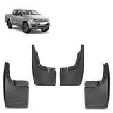 Kit Apara Barro Lameira Amarok 2010 2023 Alargador 4 Peças