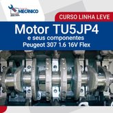 Curso: Motor TU5JP4 e seus componentes - Peugeot 307 1.6 16V Flex