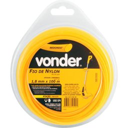 Fio de nylon 1,8 mm x 100 m redondo VONDER-VONDER-3373180100