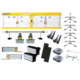 Alinhador a Laser Dianteiro e Traseiro para Vala Amarelo Laser-200