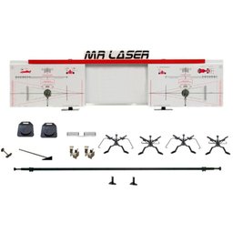 Alinhador a Laser Dianteiro e Traseiro para Rampa Vermelho MR Laser