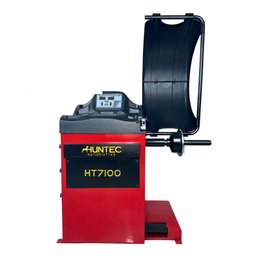 Balanceadora de Rodas Automática HT-7100 com Freio Auxiliar Red 220V 10 a 24 Pol. 