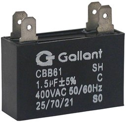Capacitor CBB61 Gallant 1.5MF +-5% 400VAC GCP15S00A-PT400