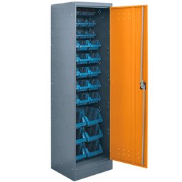 Armário Organizador Gaveteiro com 33 Gavetas Azuis 1850 x 550 mm