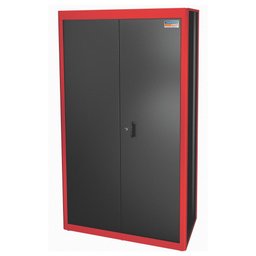 Armário Vertical para Ferramentas Vermelho com 2 Portas