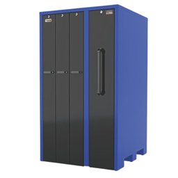 Armário para Ferramentas Azul Vertical System com 4 Gaveteiros Verticais