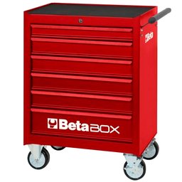 Carrinho para Ferramentas Vermelho 6 Gavetas C04-BOX