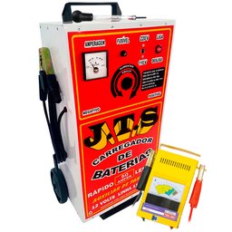 Carregador de Bateria com Auxiliar de Partida  J.T.S-003 + Teste de Bateria e Sistema de Carga 16V 150A/h + Densímetro