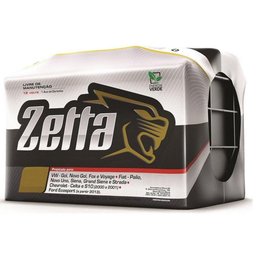 Bateria Zetta 60 Amp 12 Volts Polo Positivo Lado Direito Livre de Manutenção. 1 Ano de Garantia Fabricação Moura - Selada
