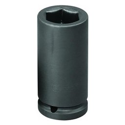 Soquete de Impacto Sextavado Longo de 30mm com Encaixe de 1/2 Pol.