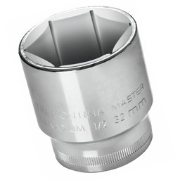 Soquete Sextavado CRV 11mm com Encaixe de 1/2 Pol.