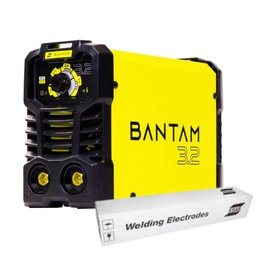 Máquina Inversora de Solda Bantam 3.2 160A 127/220V + Eletrodo Weld West Arco E6013 3,25mm 5Kg