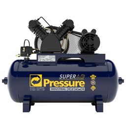 Compressor de Ar 10 Pés 140 PSI 100 Litros 110/220V Monofásico