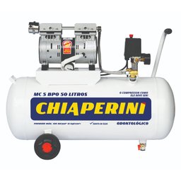 Motocompressor Odontológico 1HP 5 Pés 50 Litros 220V Isento de Óleo-CHIAPERINI-5-BPO-RCH